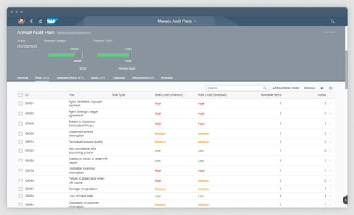 Logiciel de gestion de contrôle d'accès et de sécurité - Audit Management - SAP - de qualité / de reporting / de création
