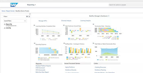 Logiciel de gestion des ressources humaines - Human capital management - SAP - de planification / basé sur cloud