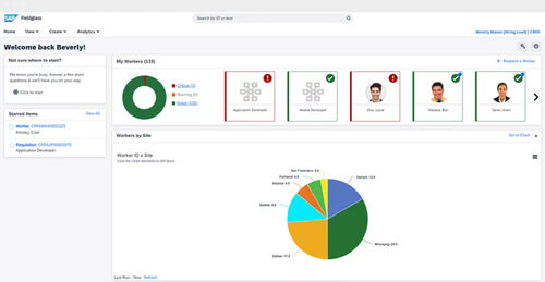 Logiciel de gestion - Fieldglass Contingent Workforce Management - SAP - d'analyse / de commande / de reporting