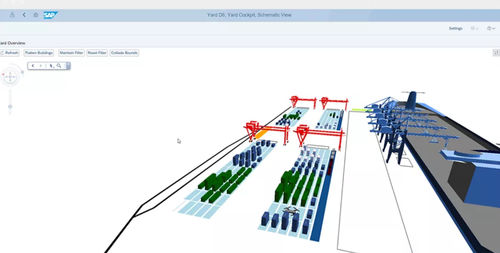 Logiciel de gestion logistique - Yard Logistics - SAP - de gestion des ressources / de visualisation / de commande
