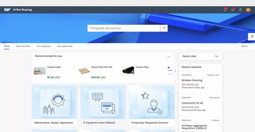 Logiciel de gestion - Ariba Buying and Invoicing - SAP - d'analyse / d'interface / de qualité