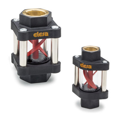 Hublot d'observation en acier inoxydable - HVF - ELESA - en verre borosilicaté / en laiton