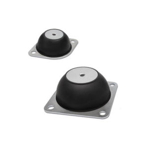 Support antivibratoire carré - DVE series - ELESA - en inox / en acier zingué / en caoutchouc