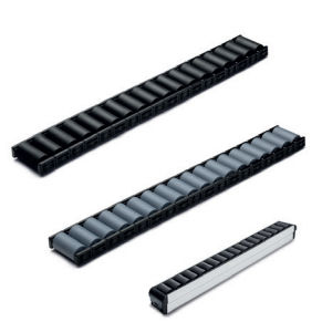 Rouleau de convoyeur en thermoplastique - RLT-U15 - ELESA - en aluminium / de stockage / inférieur