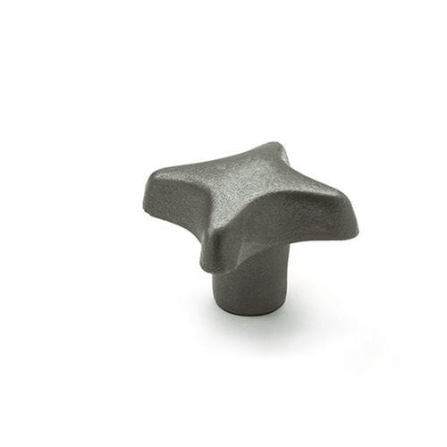 Bouton fileté - GN series - ELESA - croisillon / en fonte