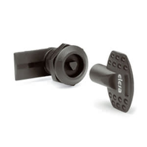 Loquet à came - CQT.AE-V0  - ELESA - à serrure / en acier / en polyamide