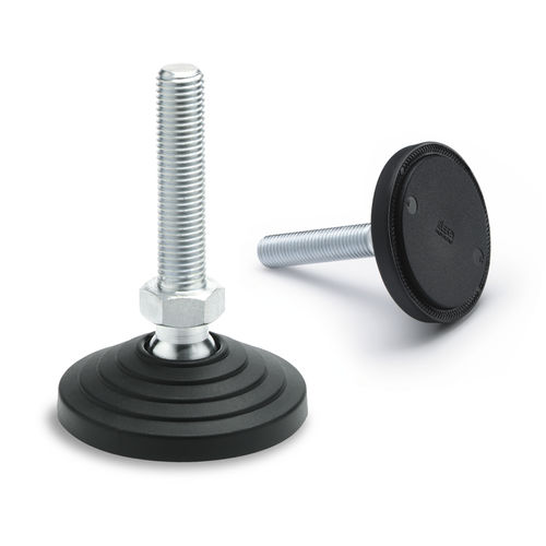 Pied de machine - LV.A series - ELESA - en caoutchouc / en polyamide / en acier