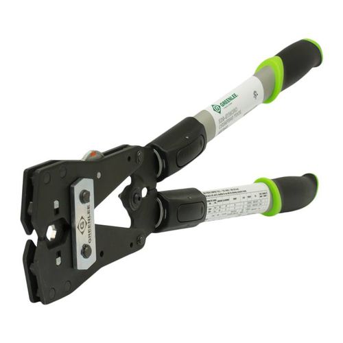Outil de sertissage à contrôle manuel - K09-SYNCRO - GREENLEE - pour connecteur