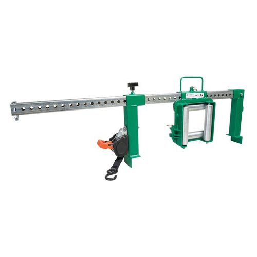 Rouleau de renvoi autocentrant - CTR200 - GREENLEE - forte charge / pour câble