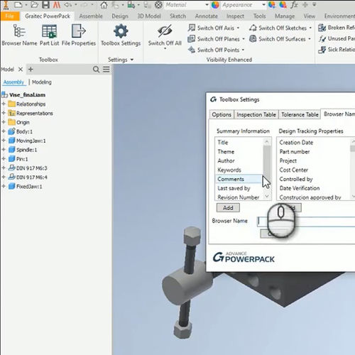 Logiciel de gestion - PowerPack for Inventor® - GRAITEC - de simulation / de conception / de modélisation