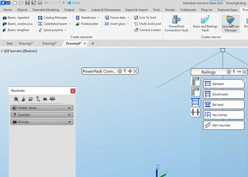 Logiciel d'interface - Powerpack for Autodesk Advance Steel - GRAITEC - de conception / de commande