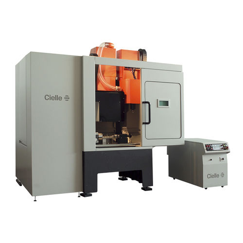 Centre d'usinage 4 axes - GAMMA DUALTECH - CIELLE - vertical / de gravure / laser