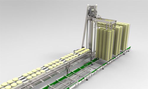 Machine empileuse / dépileuse d'empilage - Alpma Alpenland Maschinenbau - de fromage / automatique
