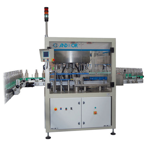 Testeur d'étanchéité rotatif - LSR8 - AND & OR - pour bouteilles / pour récipients vides / automatique