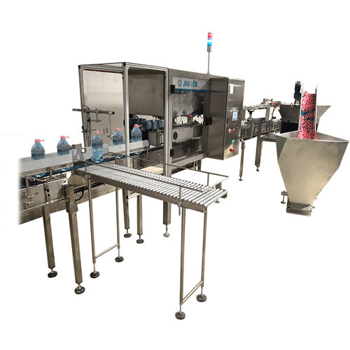 Poseuse de poignée de cou - SIA8000 - AND & OR - automatique / avec convoyeur / pour bouteilles