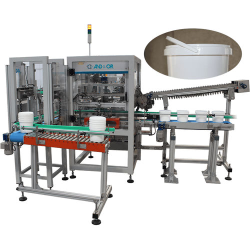Poseuse de poignée pour seaux - ASAFLAT - AND & OR - automatique / pour l'industrie du soufflage / pour l'industrie de la mise en bouteille