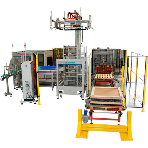 Palettiseur robotisé - EMA series - AND & OR - couche par couche / pour bouteilles / pour l'industrie de la mise en bouteille