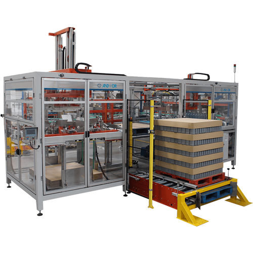 Palettiseur couche par couche - ECAM-E-PFC - AND & OR - de barquettes / automatique / motorisé