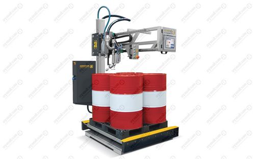 Machine de remplissage automatique - LD 304 LCM.PU - Aymaksan Ayla Makina San. A.S. - de fûts / pour liquides / à actionnement pneumatique