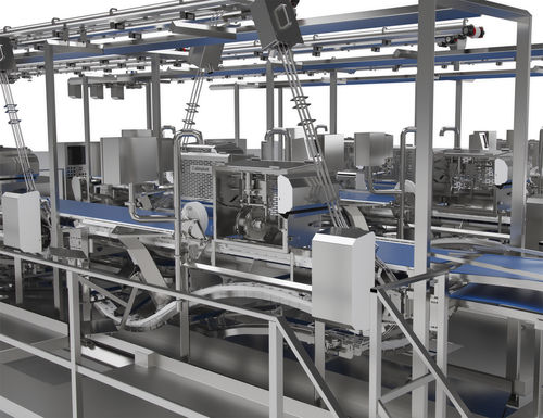 Ligne de conditionnement semi-automatique - Cabinplant A/S - pour l'industrie agroalimentaire / pour poisson / de remplissage