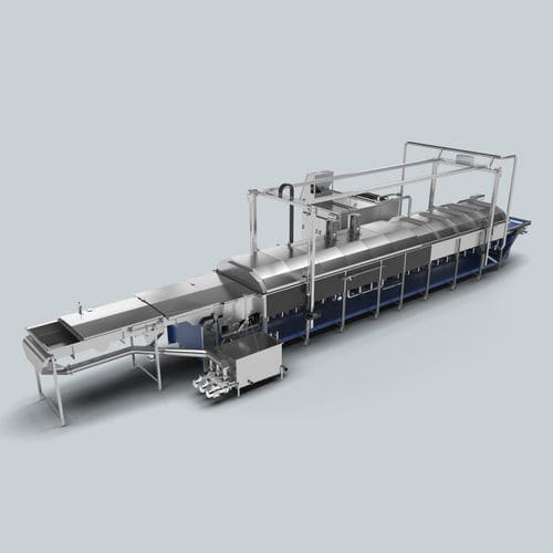 Machine à blanchir pour fruits et légumes - Cabinplant A/S - pour l'industrie agroalimentaire / en inox / à vapeur