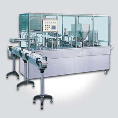 Remplisseuse / scelleuse totalement automatique - FST Series - San Tung Machine Industry Co., Ltd. - pour produits alimentaires / pour liquides / de gobelets
