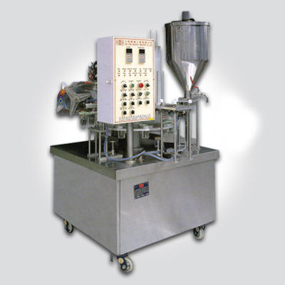 Remplisseuse / scelleuse automatique - RSM-F1, RSM-F2 - San Tung Machine Industry Co., Ltd. - rotative / de gobelets / pour barquettes