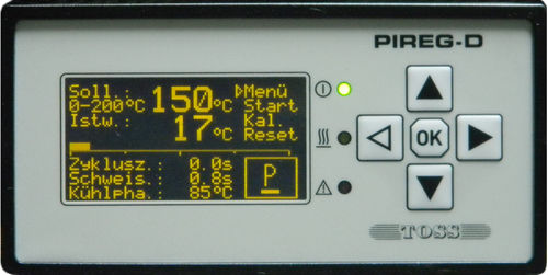 Contrôleur de température avec afficheur LED - PIREG - D2 - TOSS GmbH & Co. KG - programmable / de process