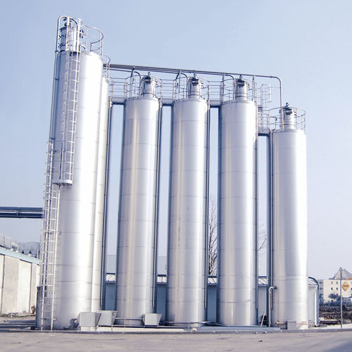 Silo en inox - Globosilo - Cepi Spa - soudé / avec extracteur / avec mélangeur