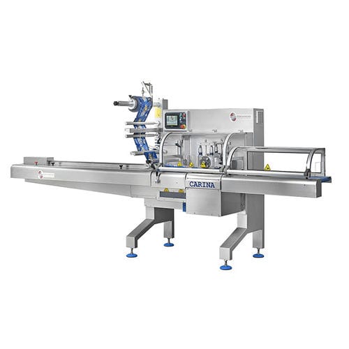 Machine d'emballage automatique - CARINA 500 E - DELFIN S.r.l. - horizontale / avec scellage / flow-pack