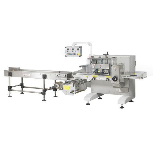 Machine d'emballage automatique - SIRIO 600 E - DELFIN S.r.l. - horizontale / avec scellage / flow-pack