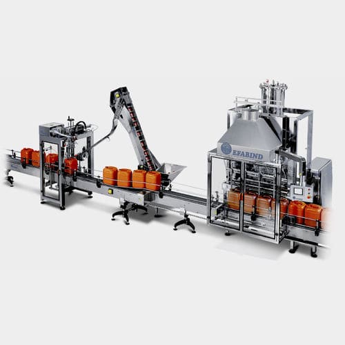 Machine de remplissage automatique - L4-25000 - EFABIND, S.L. - de bidons / pour produits visqueux / pour liquides