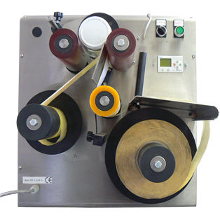 Étiqueteuse semi-automatique - DES/10 - F.C.L. Engineering - pour bouteilles / pour étiquettes auto-adhésives