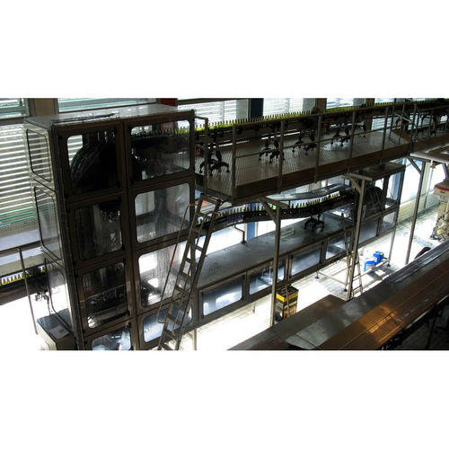 Convoyeur à chaînes - Gronemeyer Maschinenfabrik GmbH & Co. - pour bouteilles PET / pour vitre / en acier inoxydable