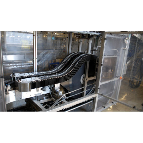 Convoyeur aérien - Gronemeyer Maschinenfabrik GmbH & Co. - à retournement / pour bouteilles