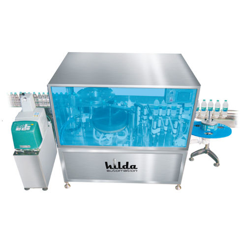Machine d'étiquetage automatique - BOPP  - M/S. Hilda Automation  - pour bouteilles / par colle thermofusible / linéaire