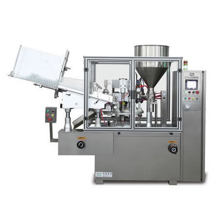 Remplisseuse operculeuse automatique - GF-400 series - Zhejiang Hualian Pharmaceutical Machinery Co., Ltd. - pour tubes / pour produits pharmaceutiques / pour produits cosmétiques