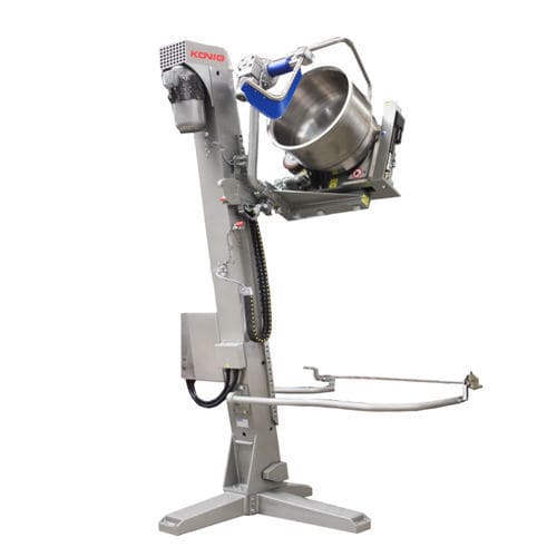 Basculeur élévateur - König Maschinen GmbH - électrique / pour bacs / de récipient à pâte