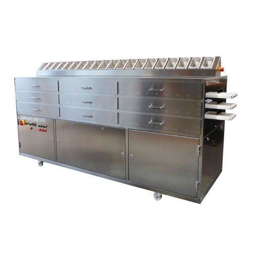 Refroidisseur d'air - BK 325/3/1 - LCM Schokoladenmaschinen GmbH - pour l'industrie agroalimentaire / multi-étagé