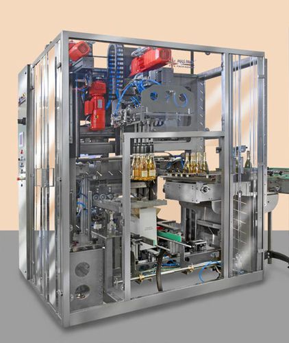 Encaisseuse verticale - ACCUPACK 20-M - MAS PACK - type pick and place / automatique / pour bouteilles en verre