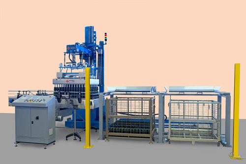 Encaisseuse / décaisseuse pour pick and place - BOXTER 20-SA - MAS PACK - automatique / pour bouteilles en verre / pour l'industrie alimentaire et de la boisson