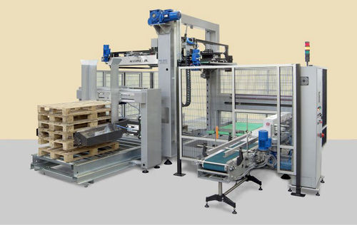 Palettiseur couche par couche - ACCUPAL series - MAS PACK - de caisse / de colis / automatique