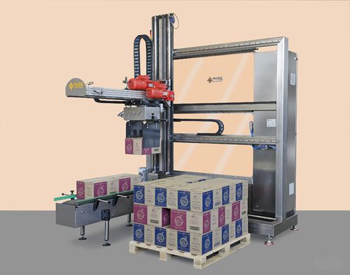 Palettiseur de caisse - MINIPAL 20-C - MAS PACK - couche par couche / de colis / fonctionnement vertical