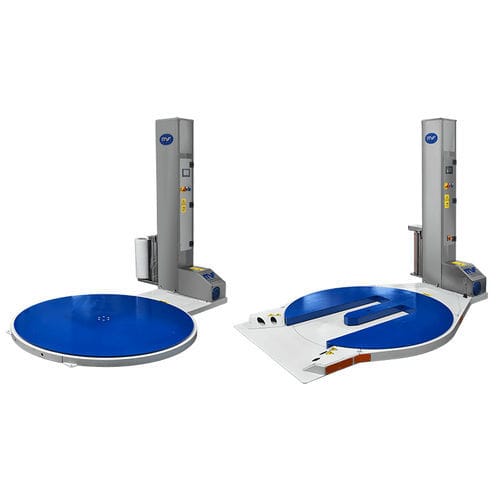 Banderoleuse à plateau tournant - MF SPW 20 - MF TECNO - MASSINI INDUSTRIES srl - semi-automatique / pour flexible / de palettes