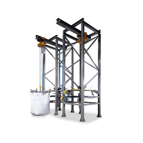 Système de déchargement pour big bag - MF TECNO - MASSINI INDUSTRIES srl - semi-automatique