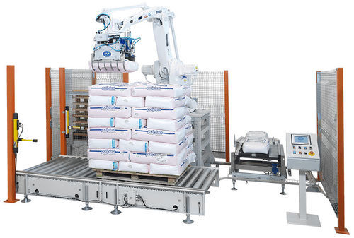 Palettiseur couche par couche - IRB 460 - MF TECNO - MASSINI INDUSTRIES srl - de sacs / pour caisses / automatique