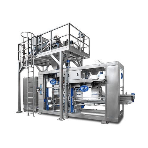 Ensacheuse horizontale - IABA 600 - MF TECNO - MASSINI INDUSTRIES srl - pondérale / automatique / pour sac ouvert