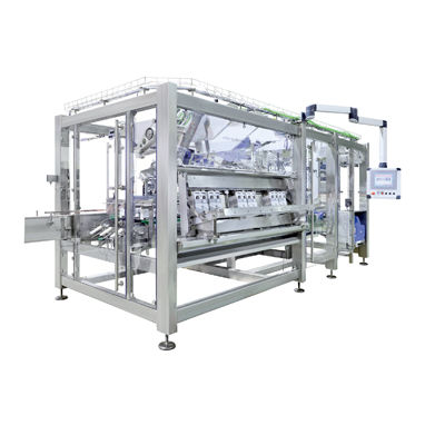 Embarquetteuse / fardeleuse automatique - 6200 i - sema Systemtechnik Sewing GmbH & Co. KG - de gobelets / de bouteilles