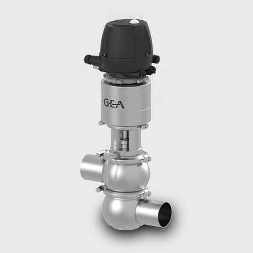 Vanne d'aiguillage - D-tec® W/DV - GEA Procomac S.p.A. - à membrane / pneumatique / avec rallonge pour isolation