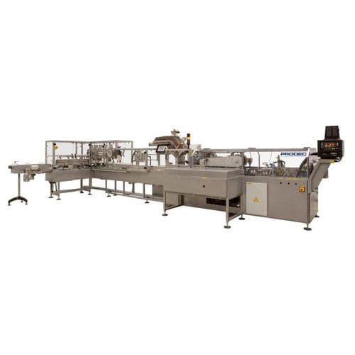 Encartonneuse latérale - EC-15 - Prodec Equipos de Envasado, S.A.U. - automatique / à mouvement continu / compacte